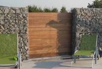 Solution pour se protéger du vis-à-vis : Les gabions