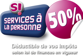 50 % de déduction fiscale grâce au Service à la Personne !