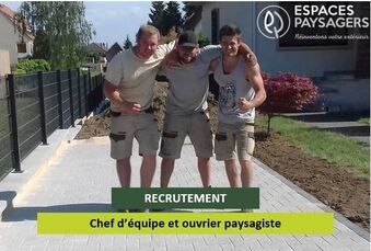 Recrutement d’une équipe en création de jardins