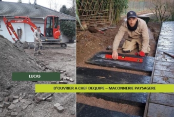Lucas – d’ouvrier à chef d’équipe – le portrait du mois de février